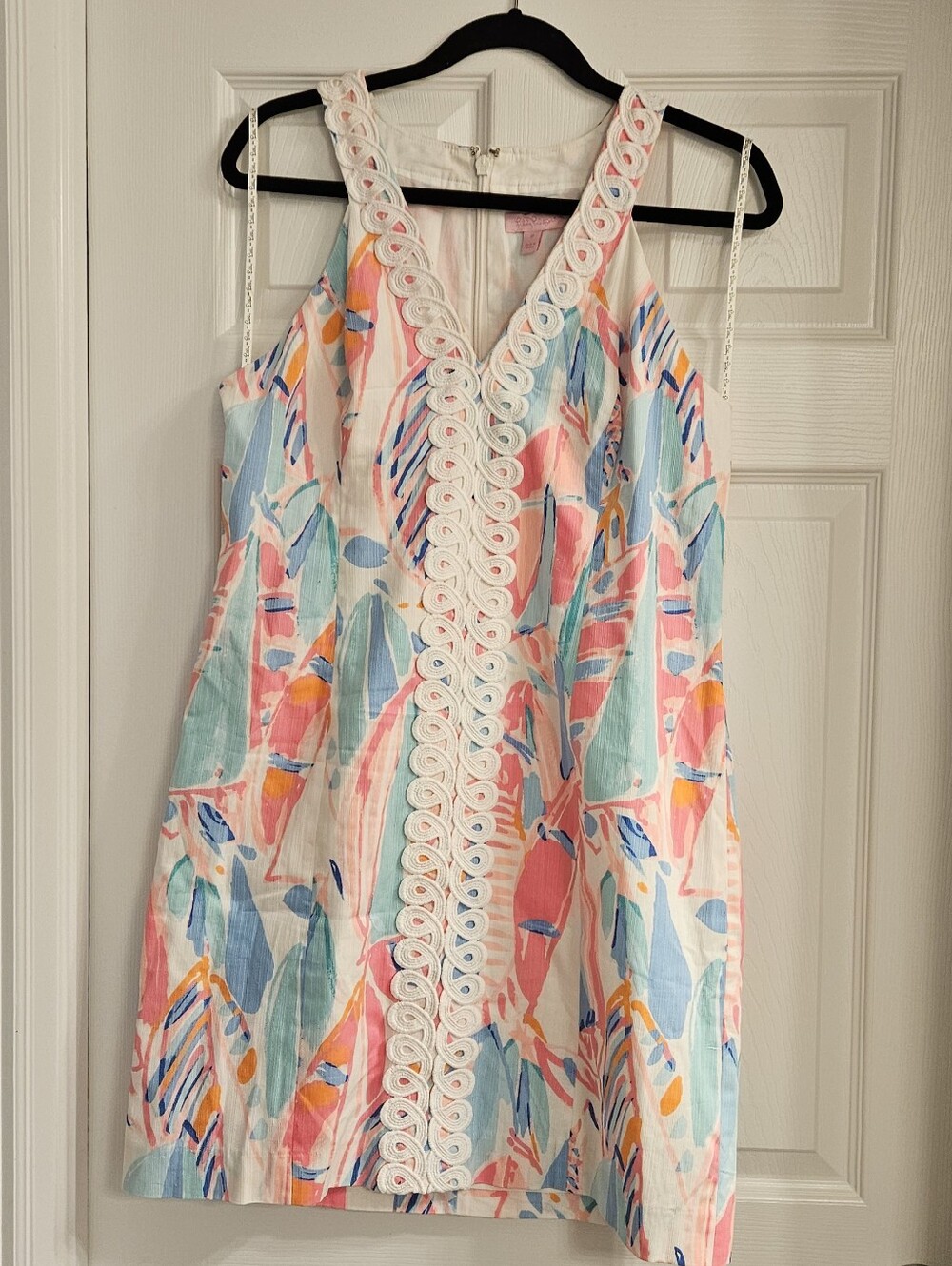 Lilly Pulitzer Lynn Shift Dress Multi Out to Sea EUC Sz 12 - Picture 2 of 8